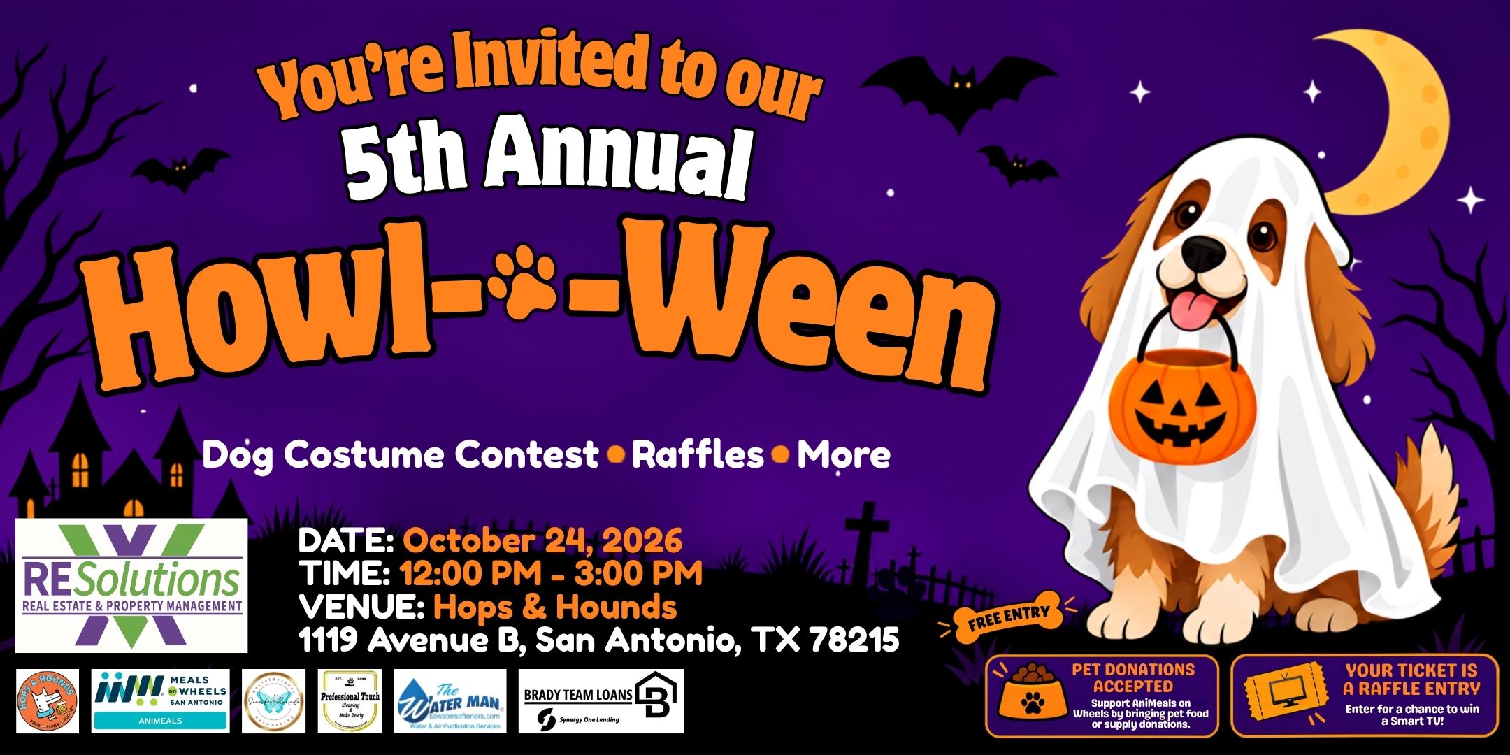 5th Annual Howl-o-ween Event & Dog Costume Contest | RE Solutions XV